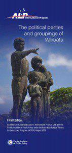 National United Party / Vanuatu Republican Party / Donald Kalpokas / New Hebrides National Party / Union of Moderate Parties / Elections in Vanuatu / Vanuatu Labour Party / Serge Vohor / Nagriamel / Politics of Vanuatu / Vanuatu / Edward Natapei