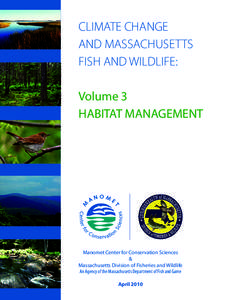 Water / Adaptation to global warming / Global warming / Manomet Center for Conservation Sciences / Intertidal ecology / Adaptive management / Wetland / Ecology / Biolink zones / Aquatic ecology / Biology / Environment