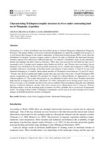 Characterizing Trichoptera trophic structure in rivers under contrasting land use in Patagonia, Argentina