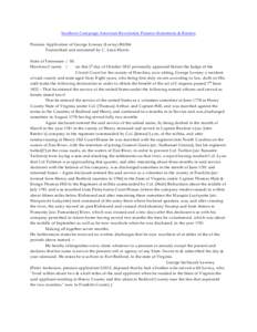 Southern Campaign American Revolution Pension Statements & Rosters Pension Application of George Livesay (Levisy) R6304 Transcribed and annotated by C. Leon Harris State of Tennessee } SS. Hawkins County } on this 2d day