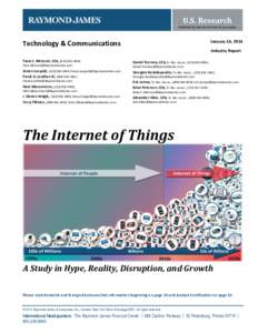 U.S. Research Published by Raymond James & Associates January 24, 2014  Technology & Communications