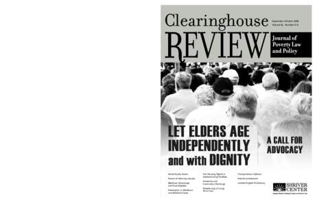 September–October 2008 Volume 42, Numbers 5–6 Clearinghouse REVIEW  AARP Foundation Litigation