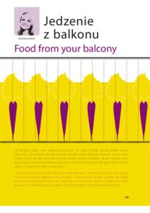 PAULINA CZUB  Jedzenie z balkonu  Food from your balcony