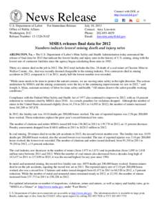 Coal mining / Mining accident / Mine Safety and Health Act / Sago Mine disaster / Crandall Canyon Mine / Mining / Mine Safety and Health Administration / Safety engineering