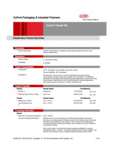 Datasheet - Elvax® Industrial 3