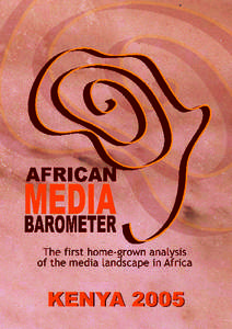 Kenya  African Media Barometer - Kenya