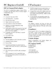 Computer buses / IBM PC compatibles / Parallel ATA / Cfdisk / Microdrive / D-subminiature / Expansion card / Motherboard / Electrical connector / Computer hardware / CompactFlash / Computer memory