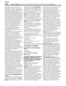 erowe on DSK2VPTVN1PROD with RULESFederal Register / Vol. 76, NoFriday, September 23, Rules and Regulations
