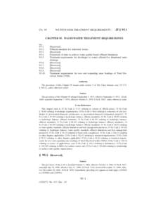 Ch. 95  WASTEWATER TREATMENT REQUIREMENTS 25 § 95.1