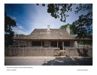 Louis Bolduc House, 123 South Main Street, Sainte Genevieve, Ste. Genevieve County, MO [after 1933]