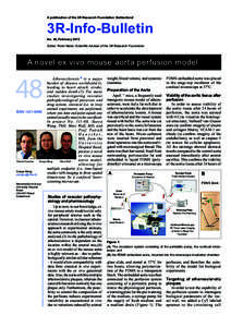 A publication of the 3R Research Foundation Switzerland  3R-Info-Bulletin No. 48, February 2012