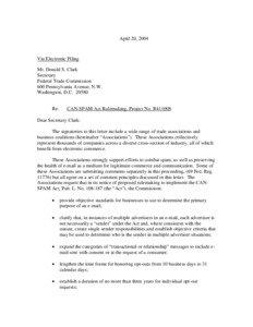 Email / Spam filtering / Marketing / 108th United States Congress / CAN-SPAM Act / Computer law / Direct marketing / Opt-out / Mail / Internet / Computing / Spamming