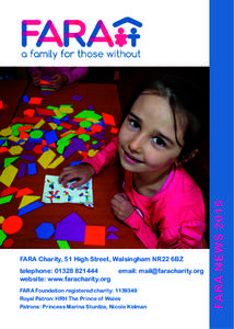 telephone: website: www.faracharity.org FARA NEWSFARA Charity, 51 High Street, Walsingham NR22 6BZ