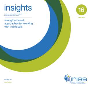 insights  16 evidence summaries to support social services in Scotland