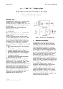 Electronic engineering / DVD / Audio codecs / Data compression / High-end audio / Meridian Lossless Packing / Lossless data compression / Bit rate / Lossy compression / Electronics / Digital audio / Digital media