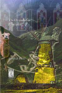 The Ozymandias Principles: Thirty-one Strategies for Surviving Change Harold D. Foster