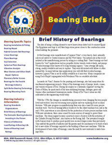 Bearing Specific Topics Bearing Installation & Fitting Bearing Repair