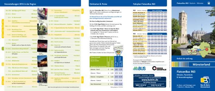 8.–10.7. Kirmes 8.–10.7. Münster Mittendrin – Stadtfest Rad  7.–8.5. Nottulner Frühlings- und