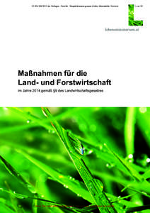 III-504-BR/2013 der Beilagen - Bericht - Hauptdokument gesamt (elektr. übermittelte Version)  1 von 20 Maßnahmen für die Land- und Forstwirtschaft