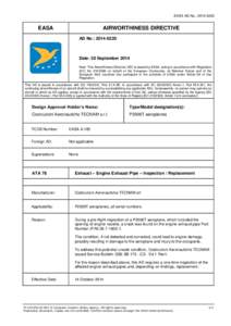 EASA Form[removed]AD Template