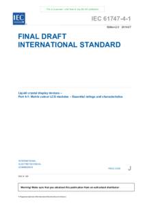 International Electrotechnical Commission / ISO/IEC JTC1 / Computer file formats / Computing / IEC 61850 / IEC 61346 / Standards organizations / Electric power / International Organization for Standardization