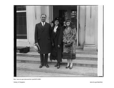 Gov. George H. Dern of Utah, Gov. Nellie Ross & Miss Elizabeth Taylor