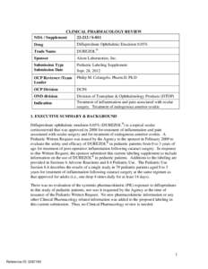 N22-212S011 Difluprednate Clinpharm BPCA