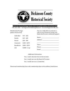  	
  	
  	
  	
  	
  	
  	
  	
  	
  	
  	
  	
  	
  	
  	
  	
   	
   Dickinson	
  County	
  Heritage	
  Center,	
  412	
  S.	
  Campbell,	
  Abilene,	
  KS	
  67410-­‐2905	
   785-­‐26