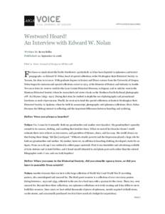 http://voice.aiga.org/  Westward Hoard! An Interview with Edward W. Nolan Written by Steven Heller Published on September 16, 2008.