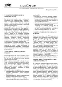 HND  nucleus List Hrvatskog nuklearnog društva Broj 2, travanj 2004.