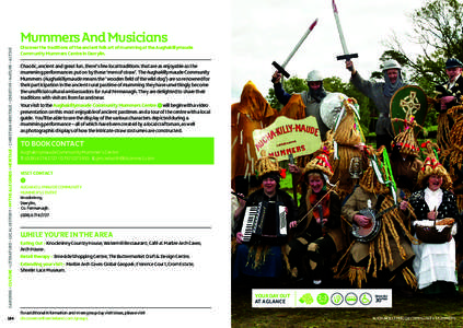 GARDENS • CULTURE • LITERATURE • LOCAL HISTORY • MYTHS & LEGENDS • HERITAGE • CHRISTIAN HERITAGE • CREATIVE • NATURE • ACTIVE  Mummers And Musicians 184