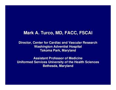 Microsoft PowerPoint[removed]Mark Turco FDA for Mark.ppt [Read-Only]