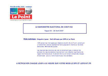 Rapport IpsosDell SFR Le Point - Vague 50.xls