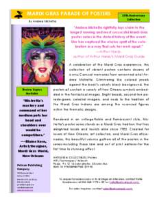 MARDI GRAS PARADE OF POSTERS By Andrea Mistretta 25th Anniversary Collection