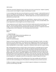 Hello Carolyn, THANK YOU sincerely for taking the time to write this out on such a very busy day. Congrats on getting so many assisters (even though it is tough to train that big of a crowd). It is very exciting to hear 