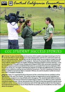 Central Califormia Consortium  CCC STUDENT SUCCESS STORIES F