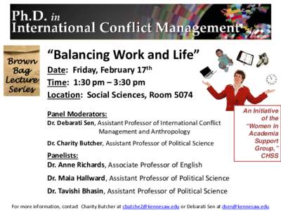 Brown Bag Lecture Series  “Balancing Work and Life”