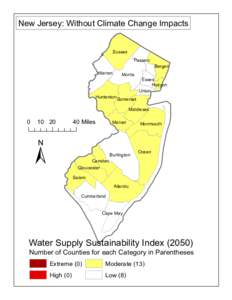 New Jersey: Without Climate Change Impacts Sussex Warren  Passaic