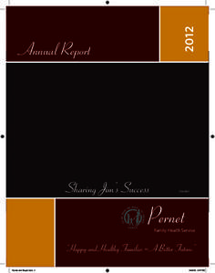 2012  Annual Report Sharing Jim’s Success