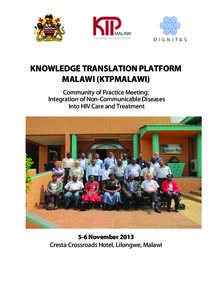 KTPMalawi NCD-HIV CoP Report (final)