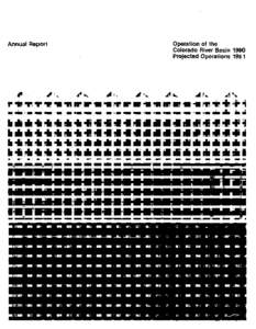 Annual Report  Operation of the Colorado River Basin 1980 Projected Operations 1981