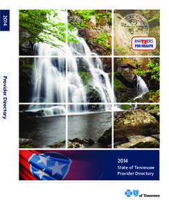 2014 Provider Directory 2014 State of Tennessee Provider Directory