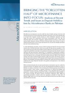 MicroNOTE 19 - Bringing the Forgotten Half of Microfinance into Focus - VERSION 3.ai