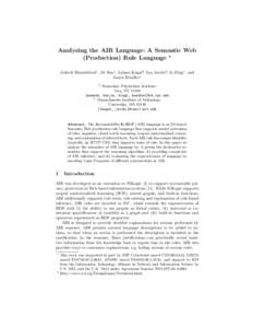 Logic programming / Rule Interchange Format / Negation / Production system / First-order logic / Reasoning system / Artificial intelligence / Logic / Mathematical logic