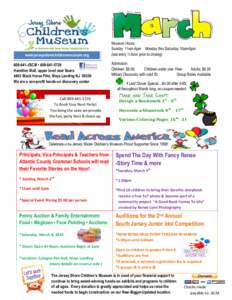 www.jerseyshorechildrensmuseum.org[removed]JSCM • [removed]Hamilton Mall, upper level near Sears 4403 Black Horse Pike, Mays Landing NJ[removed]We are a non-profit hands-on discovery center