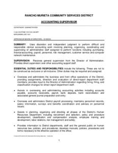 Microsoft Word - Accounting Supervisor - exempt.doc