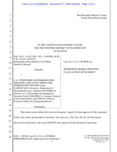 Microsoft Word - ABT v USCIS DRAFT order approving settlement[removed]Final.docx