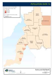 POPULATION OVER 75 Census of Population and HousingPopulation (Percent 75 Years or Older) 0% - 10% 11% - 21% 22% - 31%