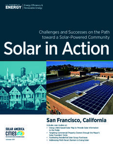 Challenges and Successes on the Path toward a Solar-Powered Community Solar in Action  San Francisco, California