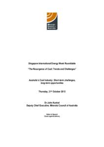 Chemistry / Chemical engineering / Climate change / Energy in Australia / Climate change mitigation / Coal / Carbon capture and storage / Fossil-fuel power station / Mitigation of global warming in Australia / Energy / Carbon dioxide / Carbon sequestration